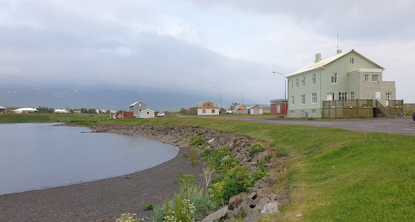 Riverside hostel in the Old Town, Blönduós, Iceland